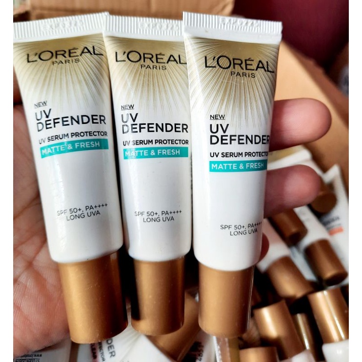 LOREAL UV Defender Matte &amp; Fresh / Bright &amp; Clear / Sunscreen 15ml /50ml