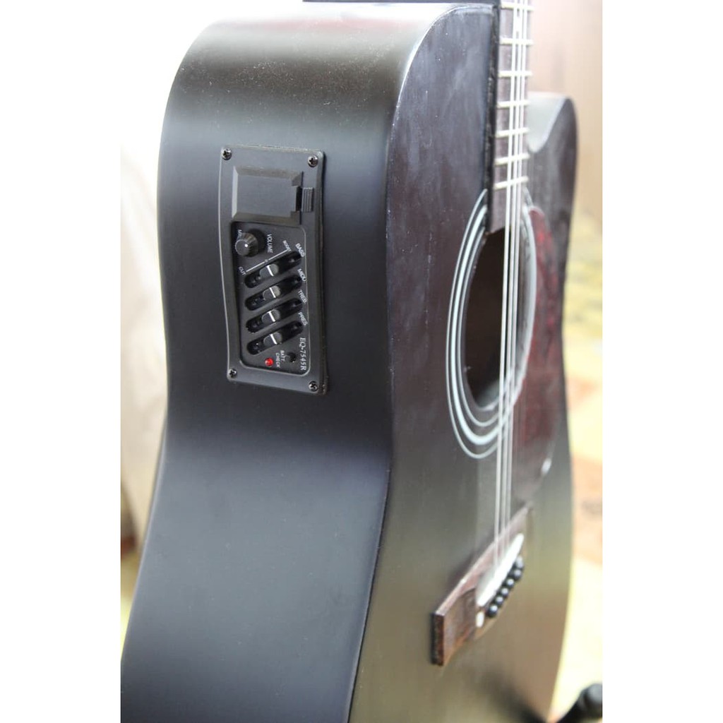 KHUSUS GOJEK | Gitar akustik elektrik blackdoff eq7545R Standard