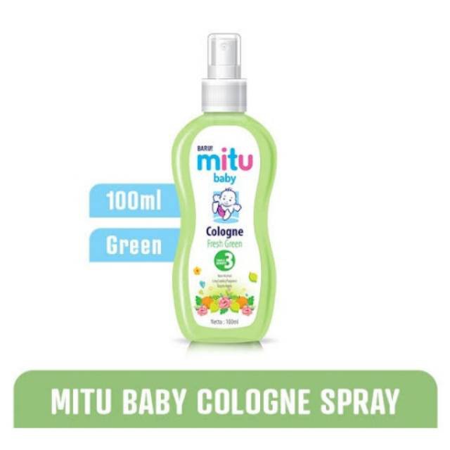 MITU BABY COLOGNE SPRAY GREEN 100ML