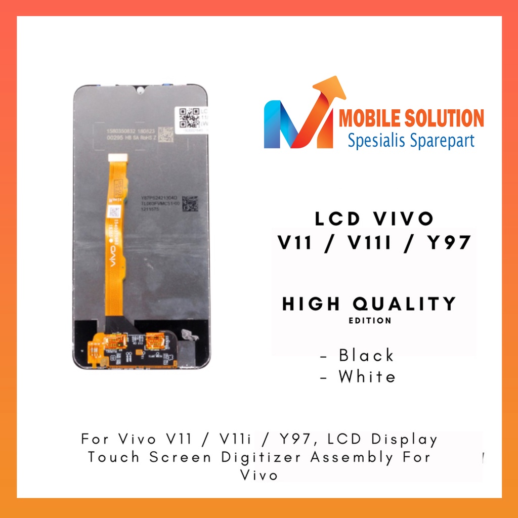 Grosir LCD Vivo V11  LCD Vivo V11i  LCD Vivo Y97 ORIGINAL 100% Fullset Touchscreen Garansi 1 Bulan + Packing / Bubbel