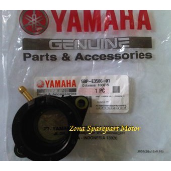 Manipol Insulator Karburator Scorpio YAMAHA ORIGINAL 5BP E3586 01