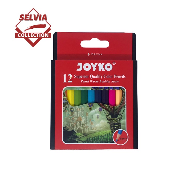 

Gaya Pensil Warna Joyko - Color Pencil Joyko Hemat