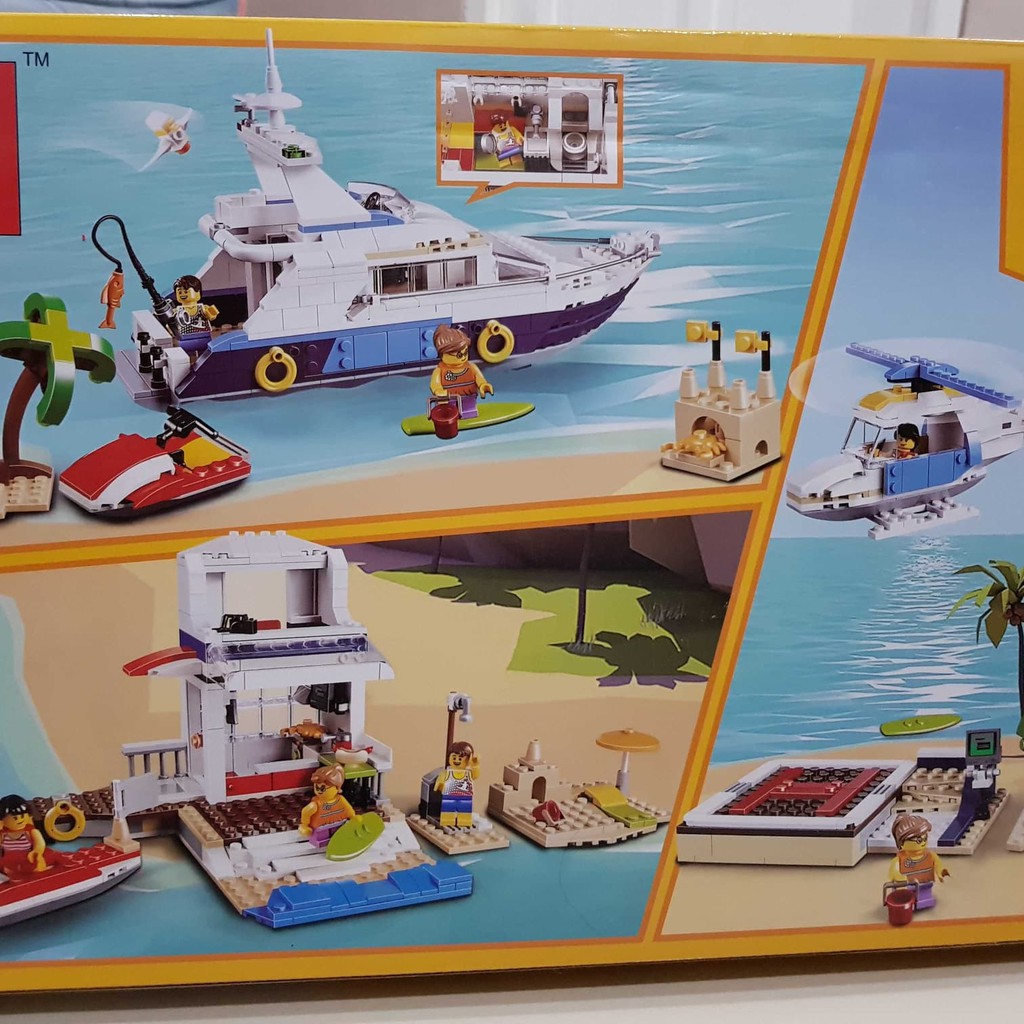 gratis Lepin 24050 builders creator. Cruising Adventure. 3 in 1 model