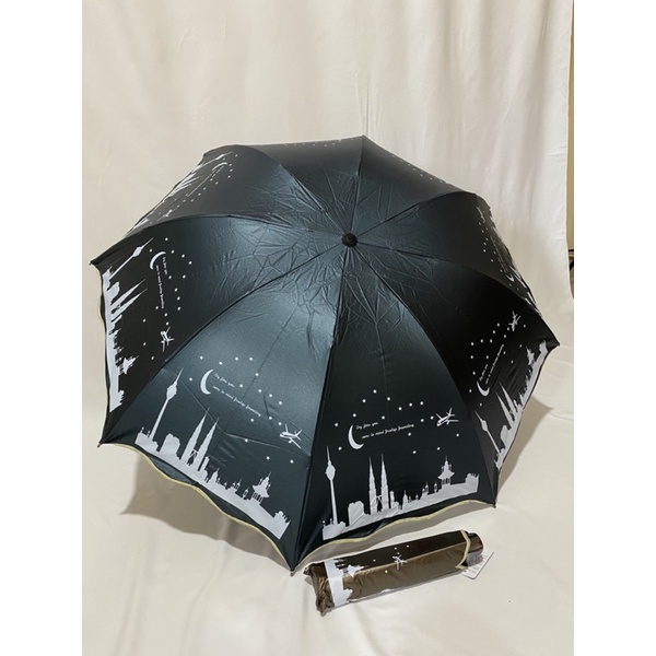 Payung Lipat 3 Motif Gedung Star Sakura Cherry Umbrella 15210