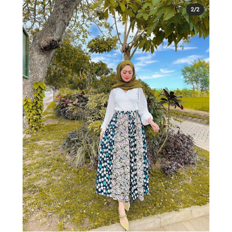 rok bangkok import / rok bunga / rok flower