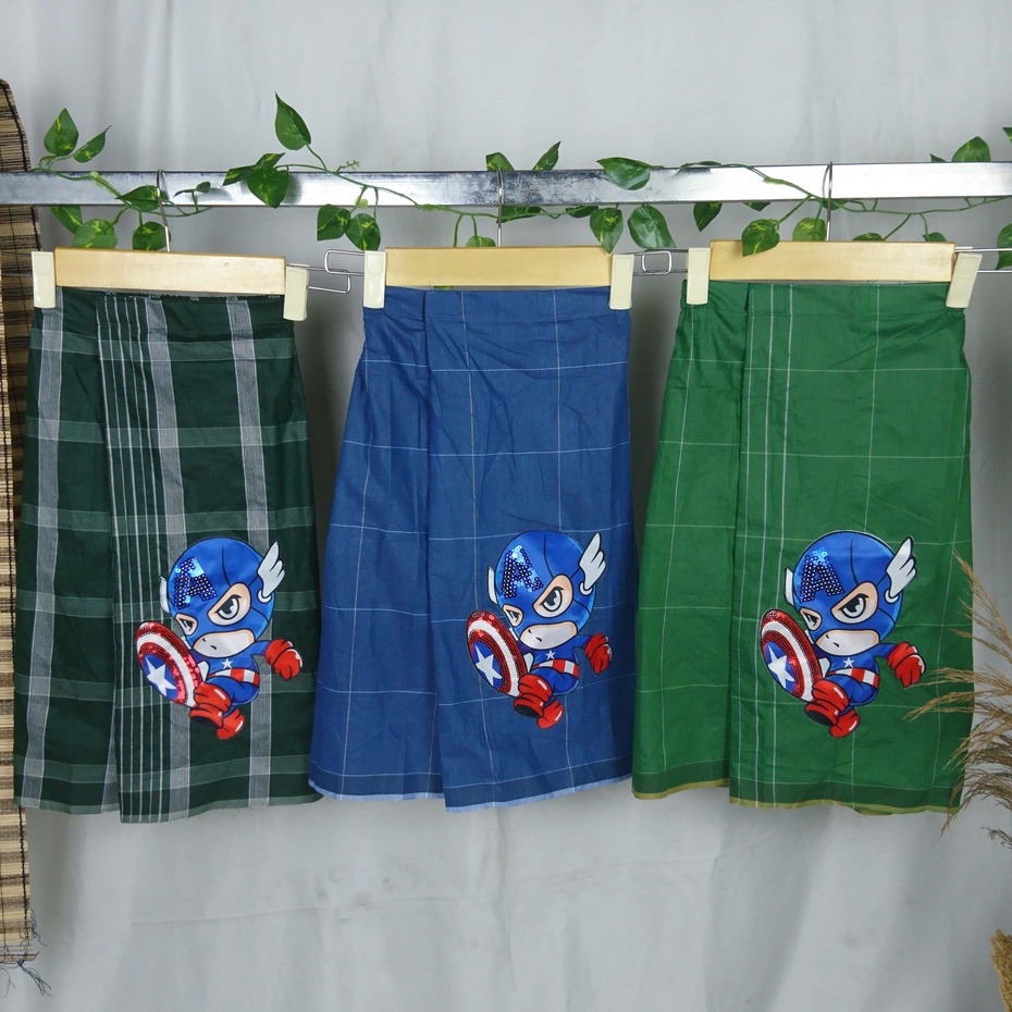 EL-NAFFA Sarung Instan Anak, Sarung Sunat, Sarung Anak Laki-laki Motif LED PAL-DONGGALA Usia 2-7 Tahun (Bisa COD)