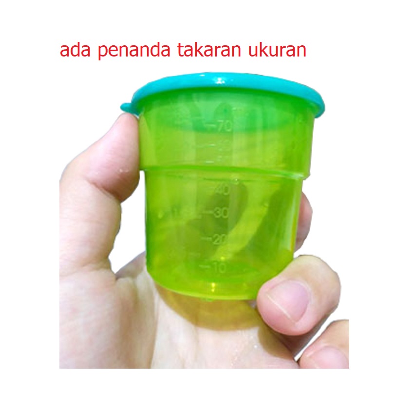 Baby Safe AP011 Round Container with Tray Wadah Cubes Multi Guna