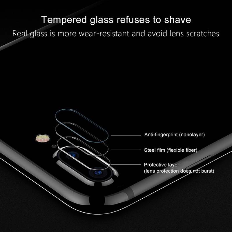 2 Pcs Camera Protective Glass For iPhone 6 6s 7 8 Plus Glass On iPhone X XS Max XR Len Protector Film Aiphone