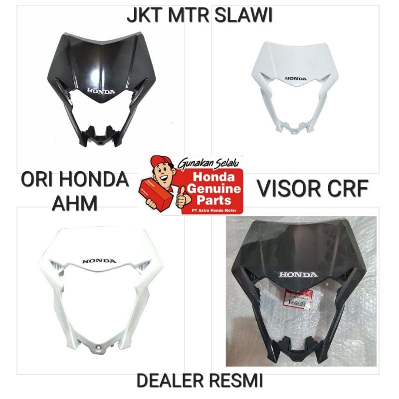 61300-K84-920ZC batok depan atau visor depan cover lampu depan CRF 150 61300-K84-920zc asli honda