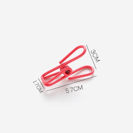 Holder Kartu / Foto / Catatan Mini Multifungsi Bahan Metal Warna Acak