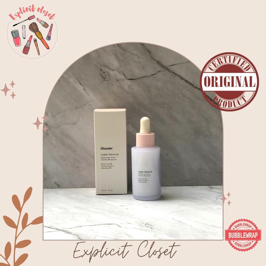 Jual GLOSSIER Super Bounce Hyaluronic Acid Serum 30ml Shopee Indonesia