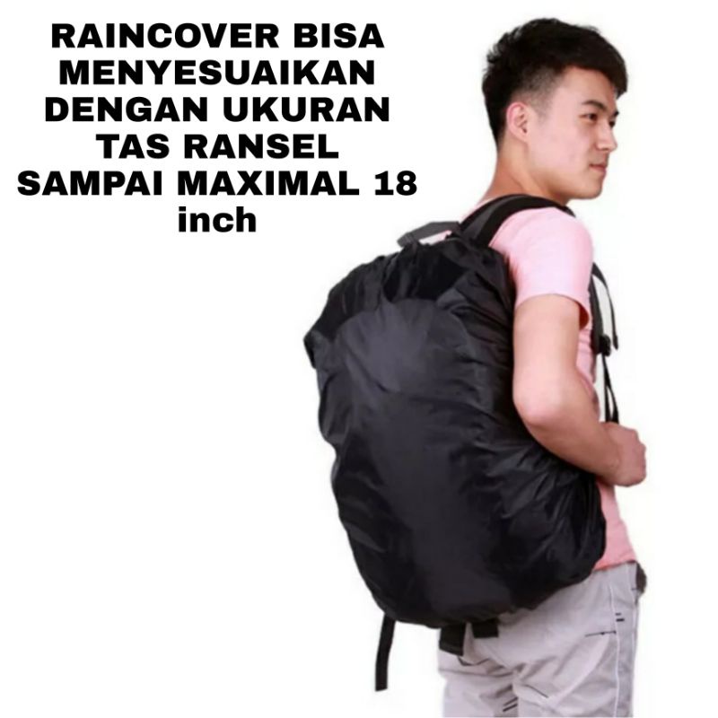 RAINCOVER BAG RAINCOAT BAG WATERPROOF RAINCOVER MANTEL TAS JAS HUJAN TAS POLO WINNER