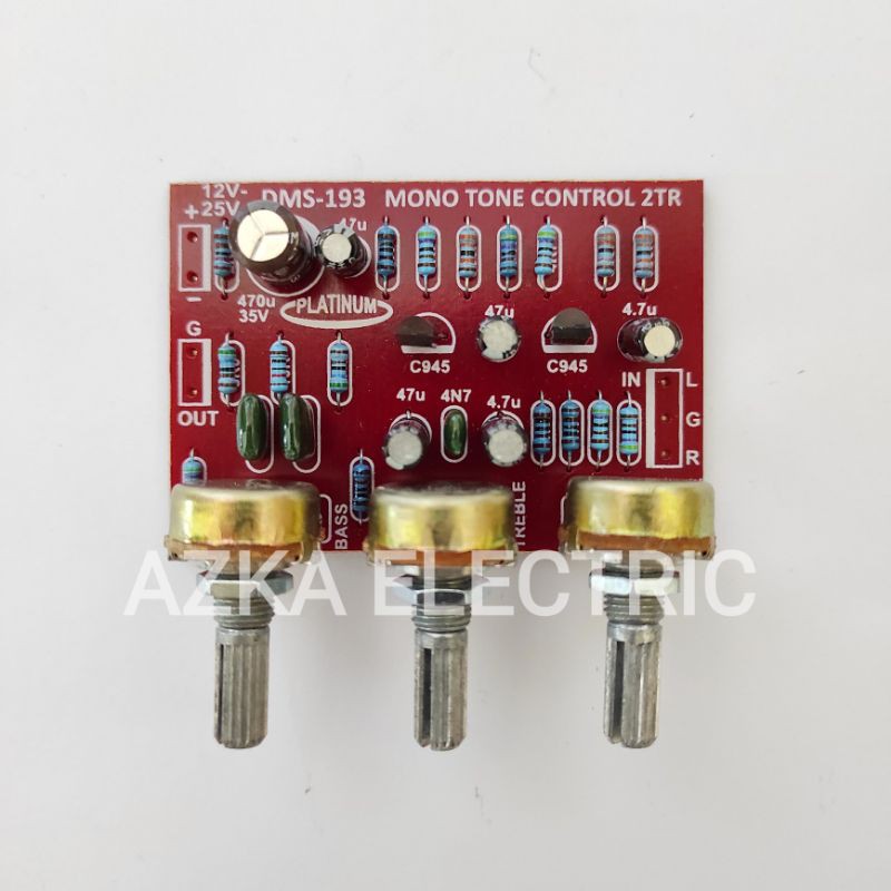 Kit Tone Control Mono 12V DC DMS 193