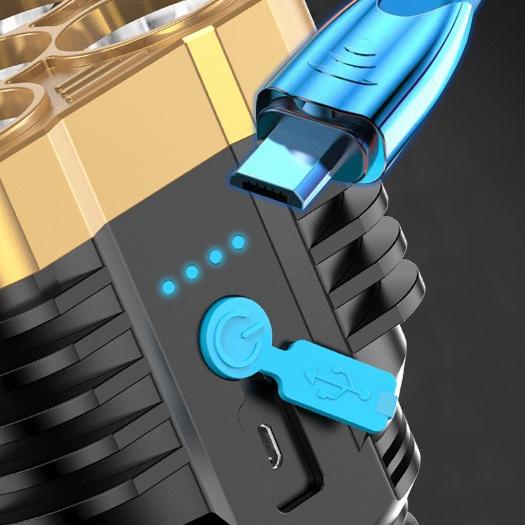 SENTER LED 5 MATA 60W + 20W / SENTER LED CHARGEABLE / SENTER CAS LED