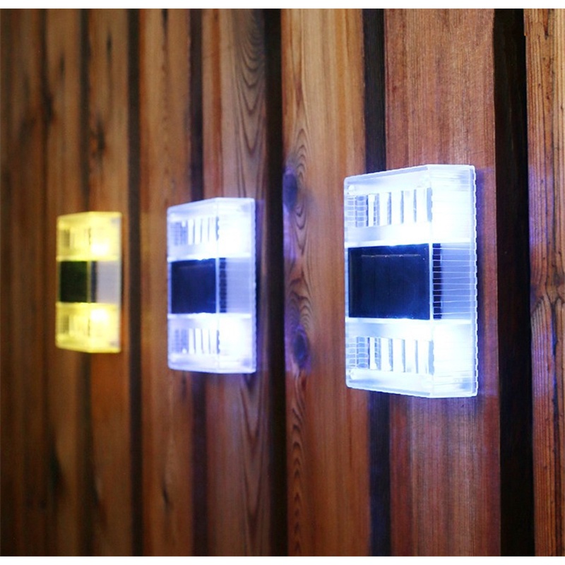 Solar Lampu LED Wall Lamp Outdoor Waterproof Wall Lamp Up Down Path Stairs Balcony Patio Yard Gardene Color Changing Light