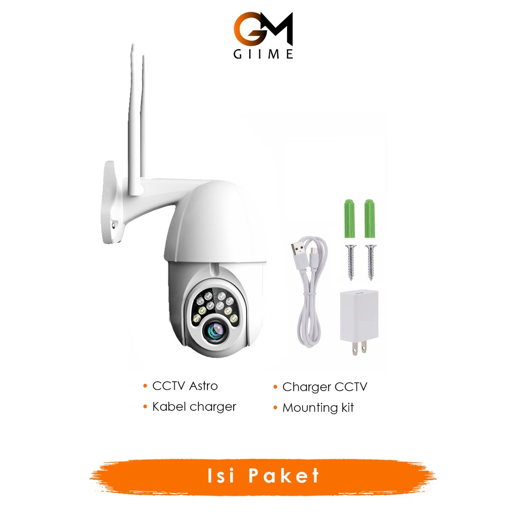 Giime.Id - Astro Cctv Camera Outdoor Waterproof Camera 3Mp Infrared Onvif Connect Nvr Dvr-6