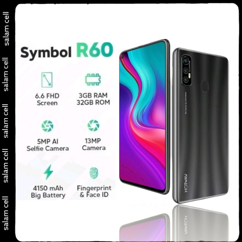 HOTWAV Symbol R60 Punch Hole Full Display / 3GB/32GB / Face ID Android Murah Bergaransi