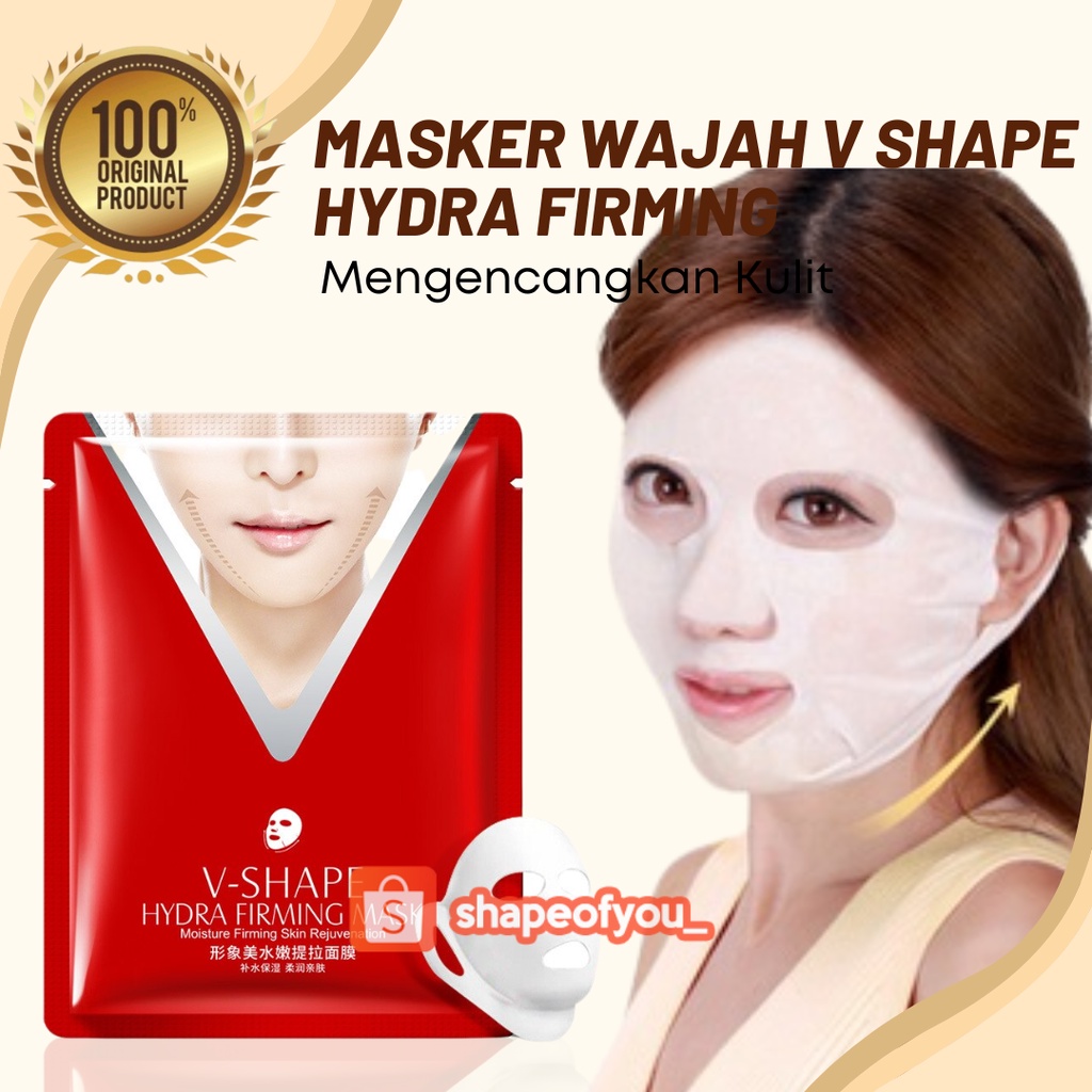 MASKER WAJAH V Shaped Facial Sheet Mask masker wajah tirus masker korea