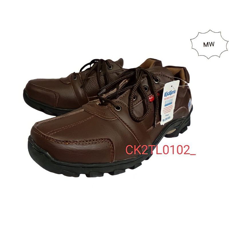 SEPATU KULIT ASLI TALI PRIA KICKERS SEPATU KERJA SEPATU KEKINIAN