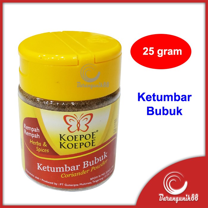 Koepoe Koepoe Bubuk Ketumbar 25 gram Coriander Powder