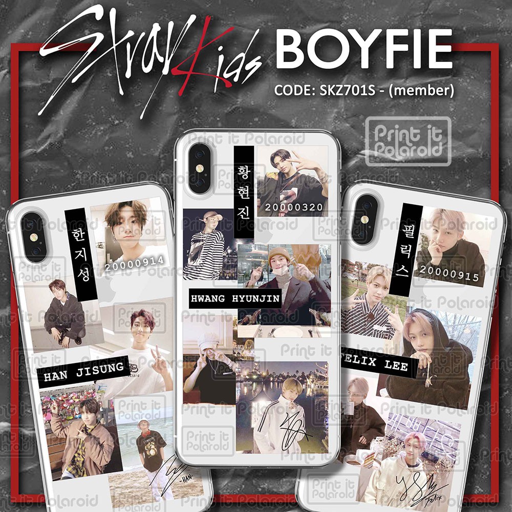Jual STIKER StrayKids Boyfie foto casing hp laptop photo sticker tumblr
