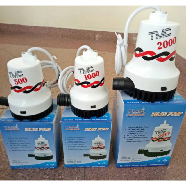 BILGE PUMP TMC-03304 / 1000GPH