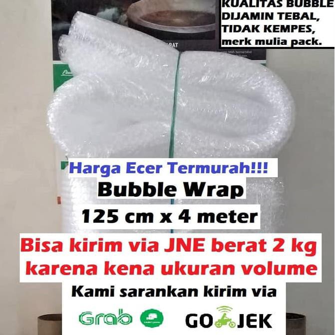 

Bubble Wrap 125 cm x 4 m BERKUALITAS