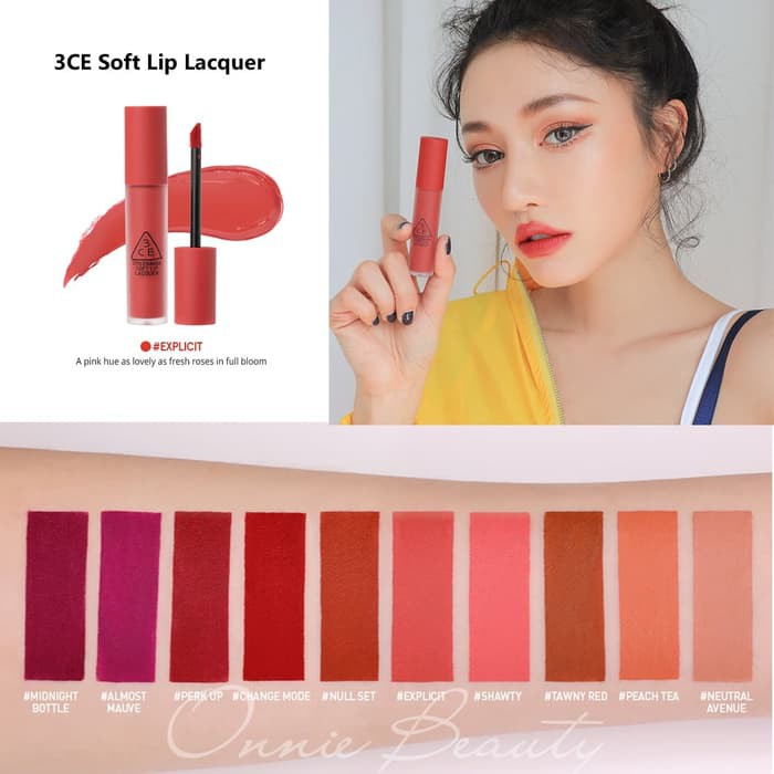 Terbaru 3Ce Soft Lip Lacquer Promo