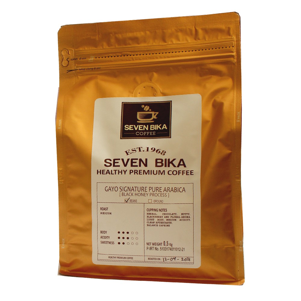 

Seven Bika Coffee Family Size 500 gram Black Honey Edition