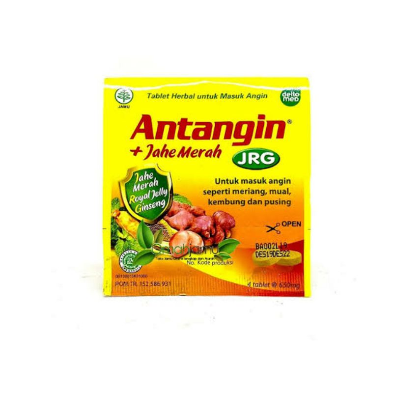 

Antangin tablet strip