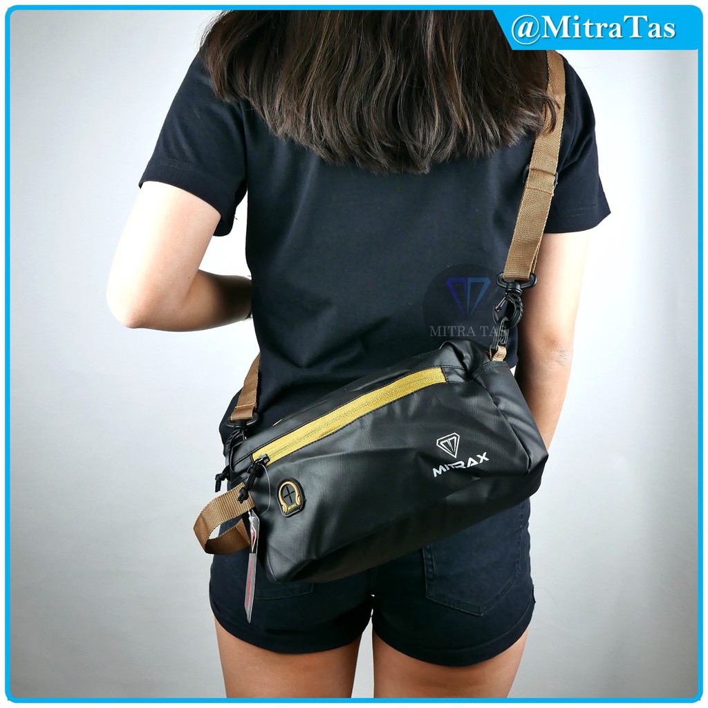 Tas Selempang - Hand Bag Mitrax Model Cinco Bahan Kulit Bimo Waterproof! Tas Slempang / Handbag !