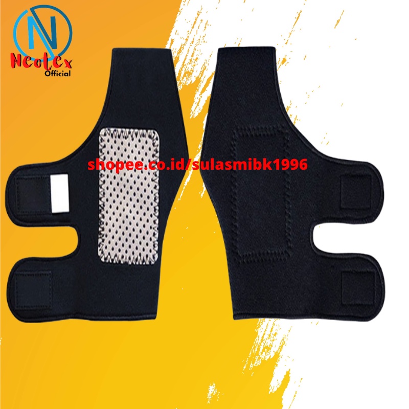 Deker Ankle Korset Terapi Pergelangan Kaki Magnetik Magnet Pemanas Engkel Nyeri Kaki