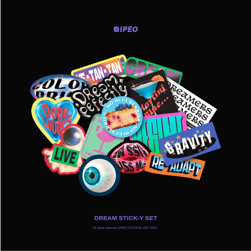 DPR "DREAM" VOL.1 // DIE CUT STICKER SET (KHH KHHRNB UNOFFICIAL MERCH)