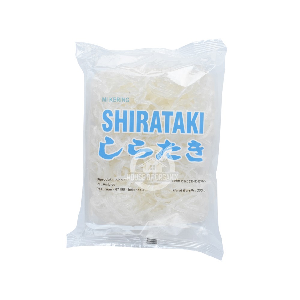 Dry Shirataki - Mie Kering Shirataki 250 Gr