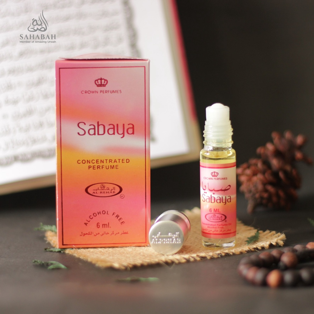 Parfum Al Rehab SABAYA Roll On 6 ML Non Alkohol / SABAYA Al Rehab / Al Rehab Original /Al Rehab Roll