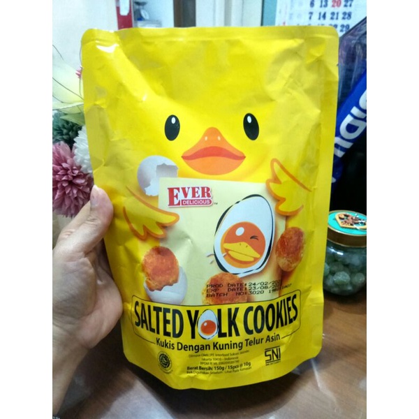 

Ever Salted Yolk Cookies 150g/15pcs Malaysia