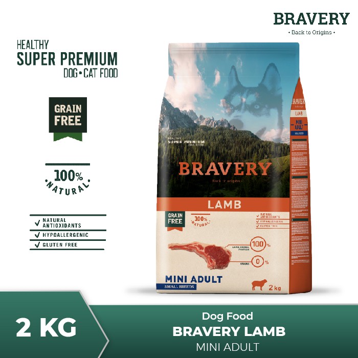 Bravery Dog Food Rasa Lamb 2 Kg Shopee Indonesia