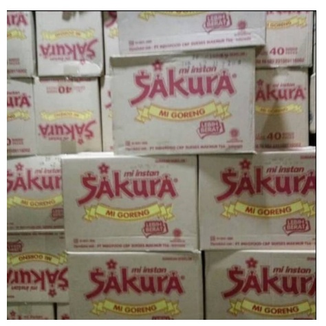 MI SAKURA GORENG Netto 60gr - Mie Instan