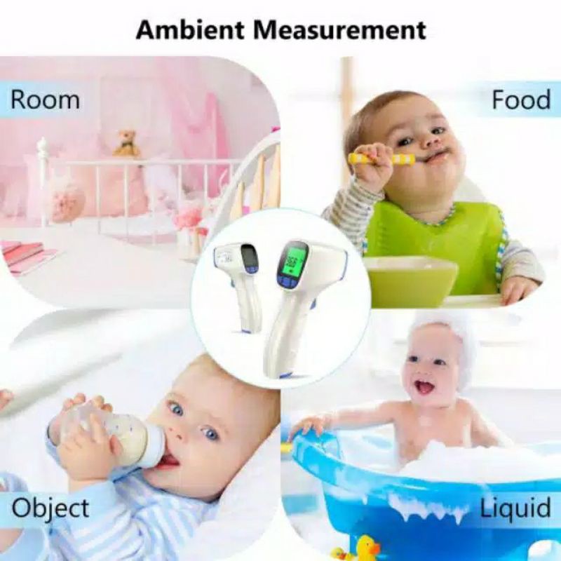 TERMOMETER INFRARED ALAT PENGUKUR DEMAM ANAK DAN DEWASA BISA GOSEND