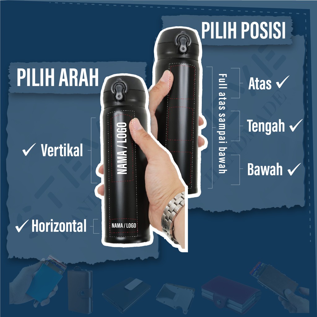 Botol minum stainless termos vacuum tumbler travel mug TM0832