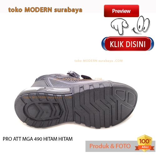 PRO ATT MGA 490 HITAM HITAM sepatu anak sepatu sekolah sneakers magnet