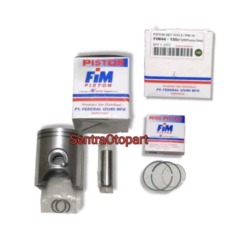 Piston seher kit f1zr force 1 2tak oversize 150 fim