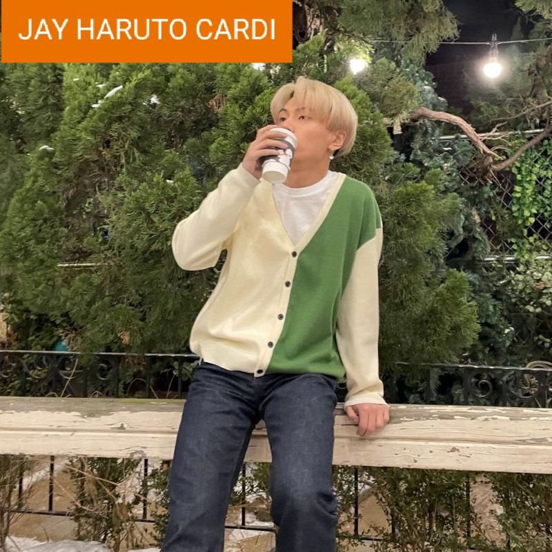 (READY) JAY HARUTO CARDI/CARDIGAN RAJUT IMPORT UNISEX