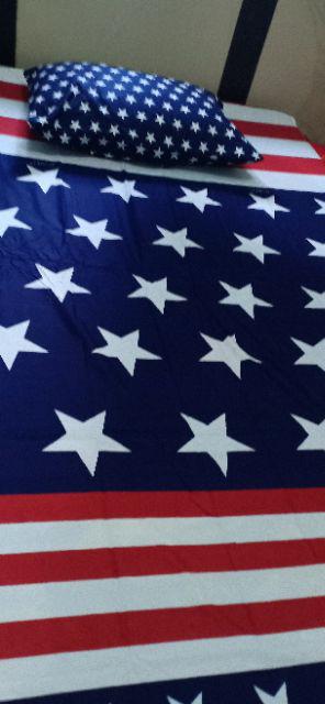 Sprei California No 3 Single 120x200 Motif Bola Madrid Mu Liverpool Barca Paris Woody Megumi Murah