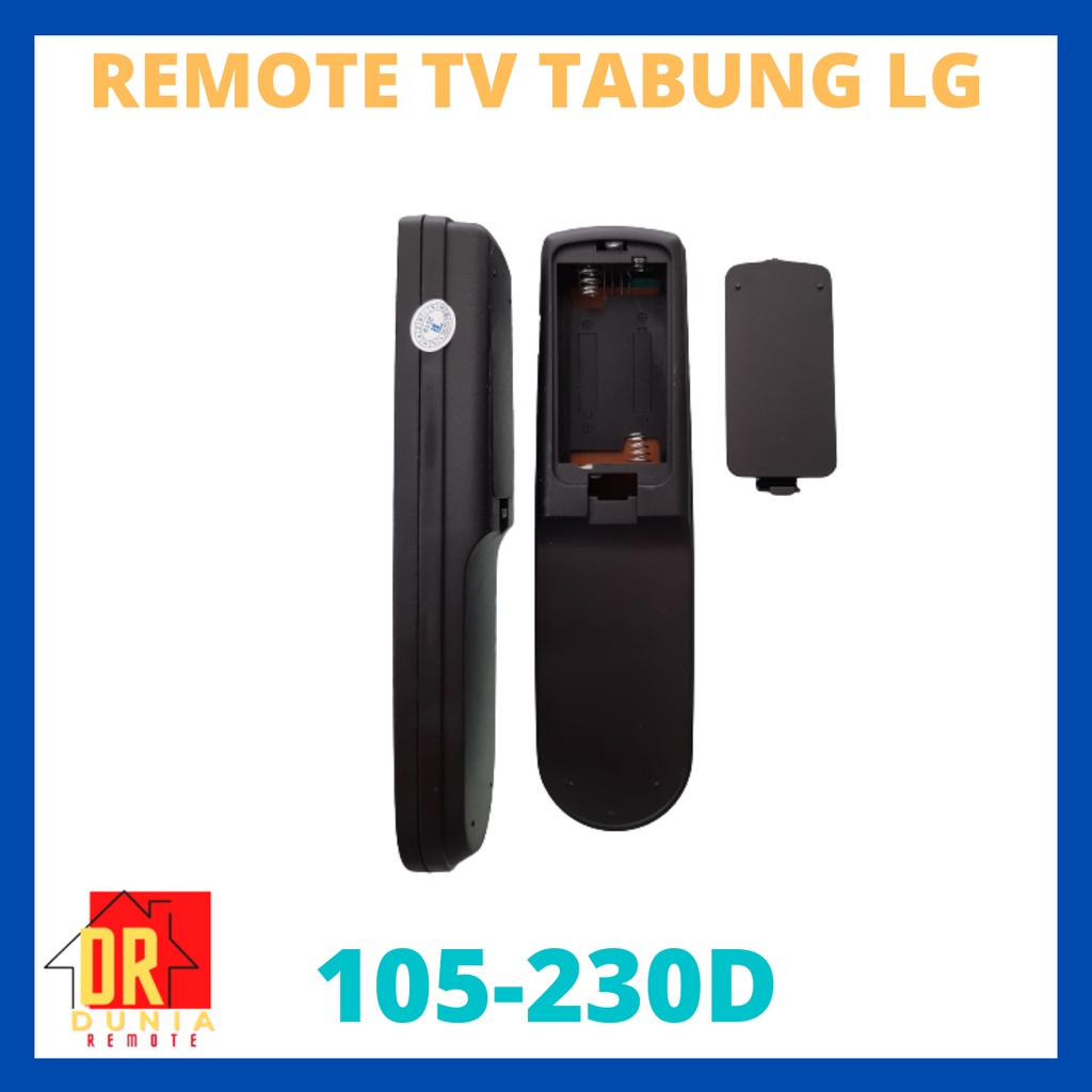 REMOT / REMOTE TV LG TABUNG / LG TABUNG TIPE 105-230D ECER DAN GROSIR