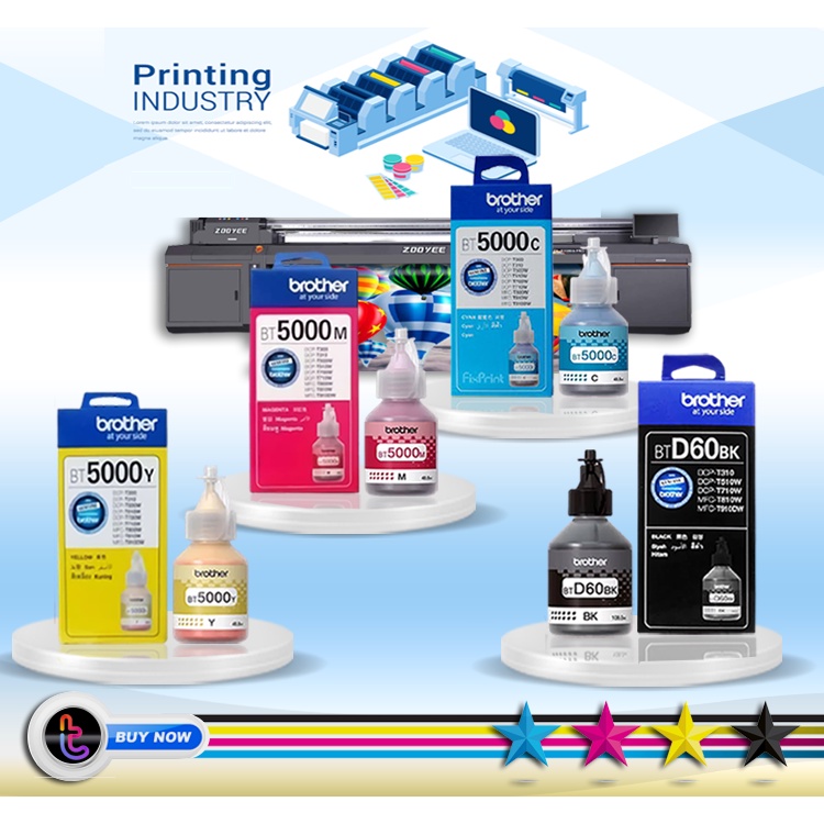 Tinta printer BROTHER BT5000 D60BK DCP T710W DCP T300 DCP-T310 T800W T810DW T910DW