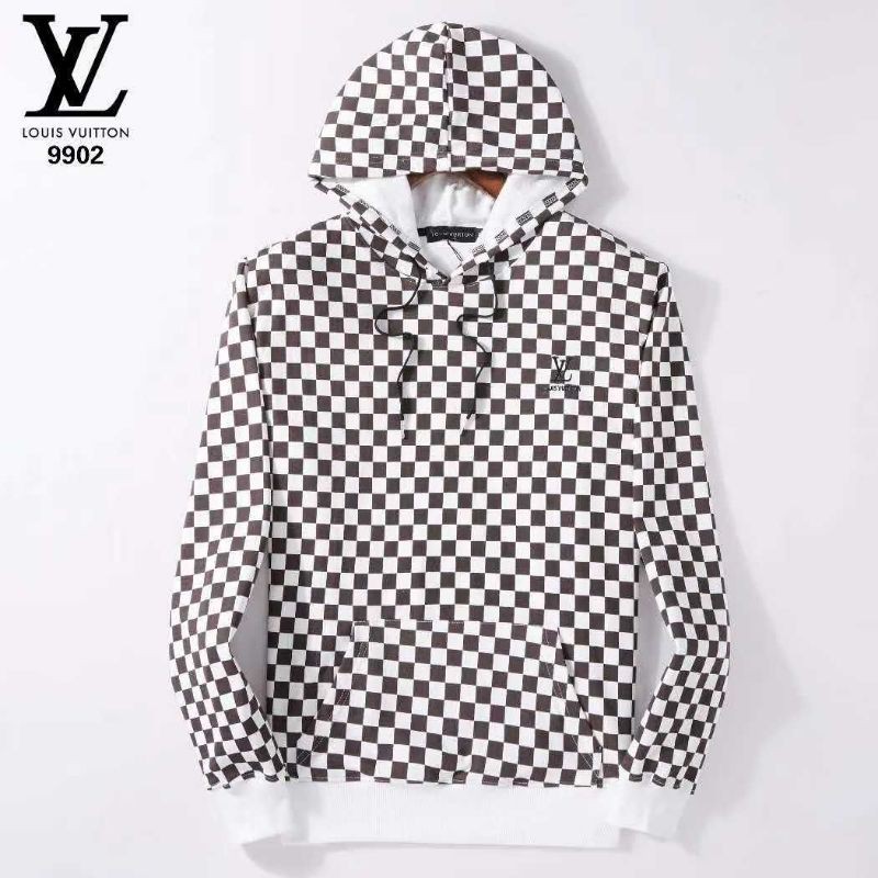 jaket hoddie pria lv original kualitas 1:1