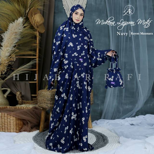 ARRAFI MUKENA ZAHWA TERUSAN RAYON MAXMARA