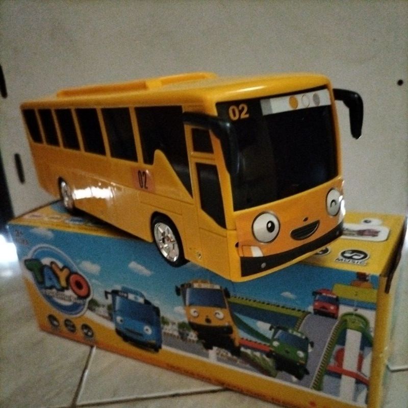 Mainan Bus Tayo nyala Lampu Led Mobil Anak laki laki