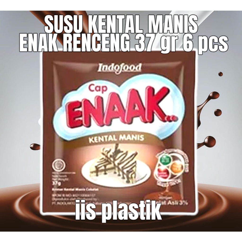 Susu Kental Manis Cap Enak 37gr renceng isi 6 pcs